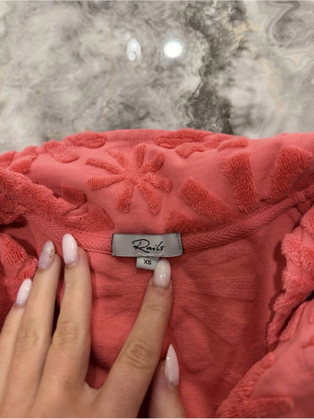 Rails Coral Floral Textured Short Set - Picture 3 of 6